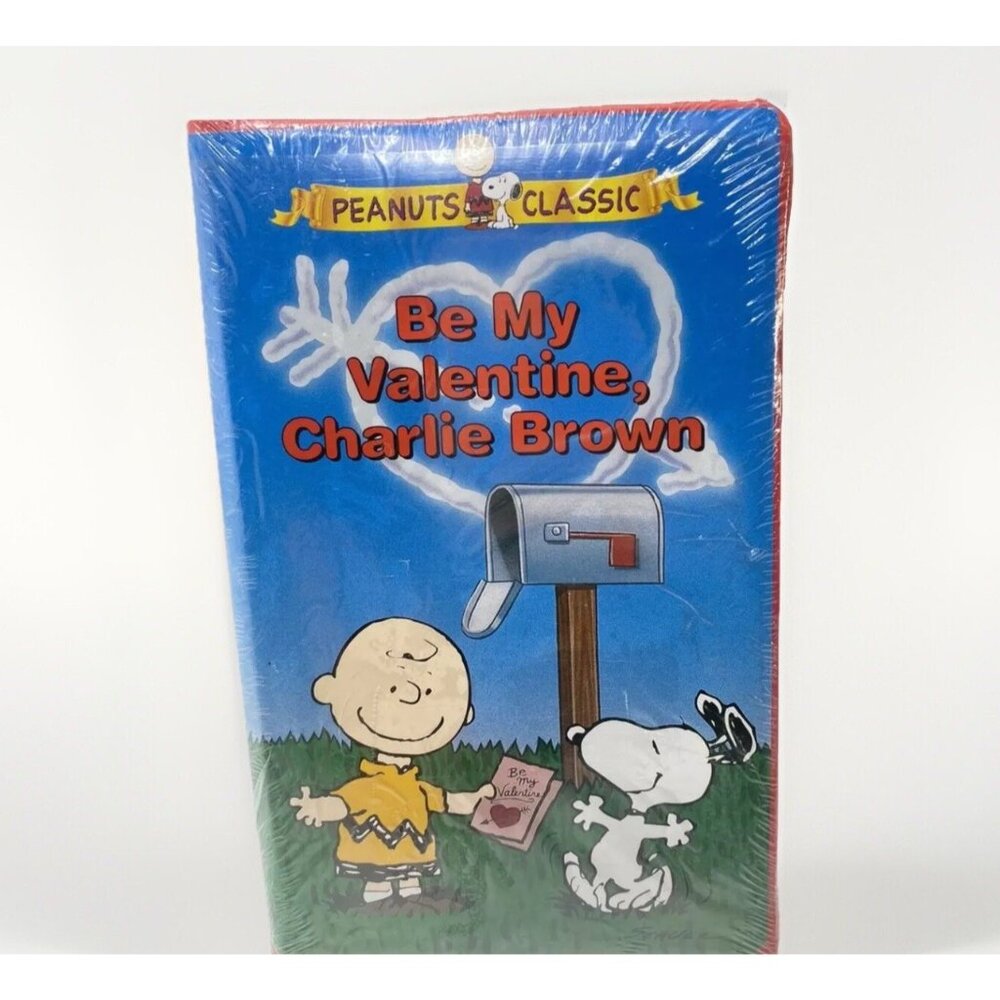 Peanuts Be My Valentine Charlie Brown -VHS Tape Sealed Classic Holiday Special